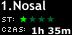 1. Nosal * 1h35m