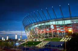 Stadion Narodowy w Warszawie podczas meczu Włochy - Niemcy (Euro 2012)