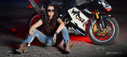 Justyna & Kawasaki Ninja