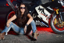 Justyna & Kawasaki Ninja