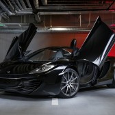 McLaren MP4-12C front view in underground parking